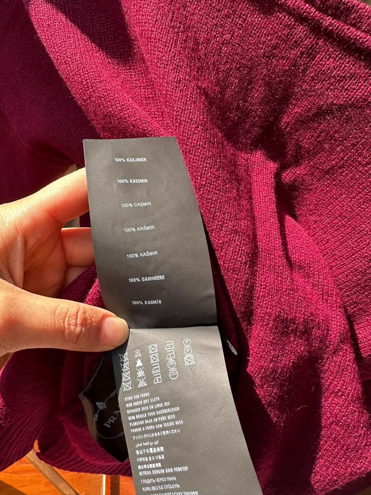 Prada Prada 100% Cashmere Knit Top 38 Side Slits Like New Size XS / US 0-2 / IT 36-38 - 7 Thumbnail