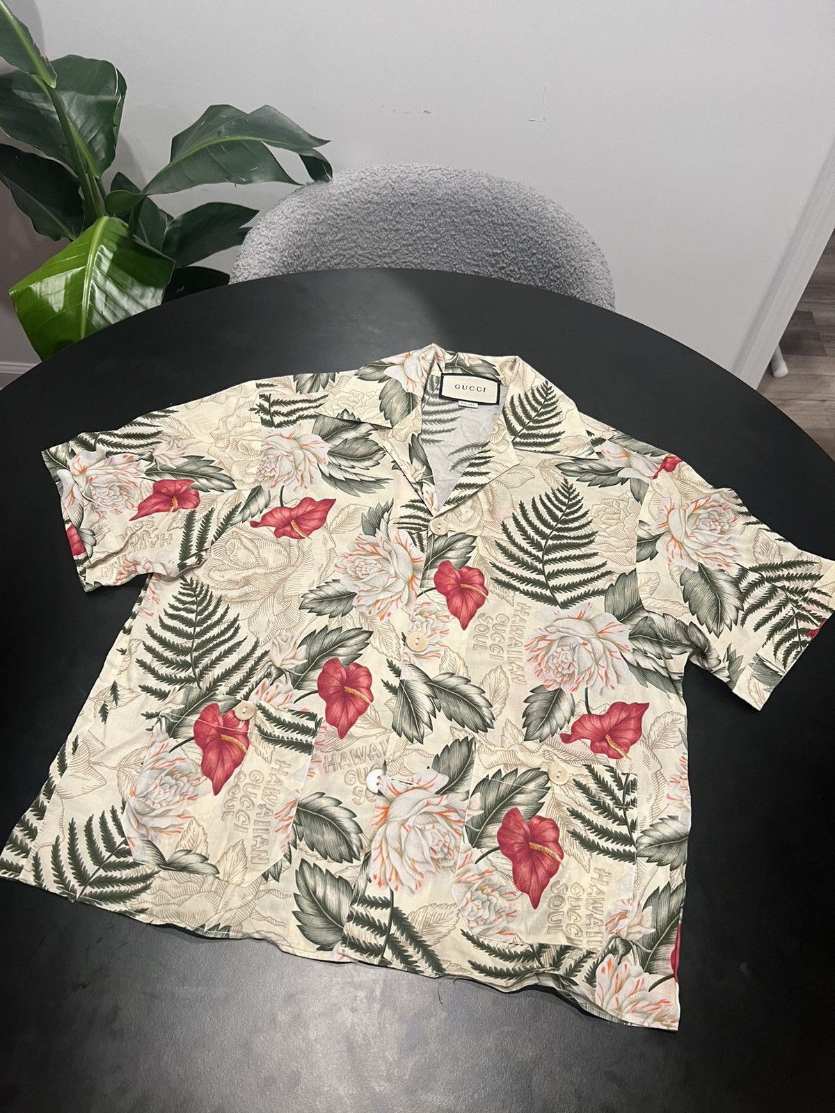 Gucci Gucci Hawaiian Shirt Size US S / EU 44-46 / 1 - 1 Thumbnail