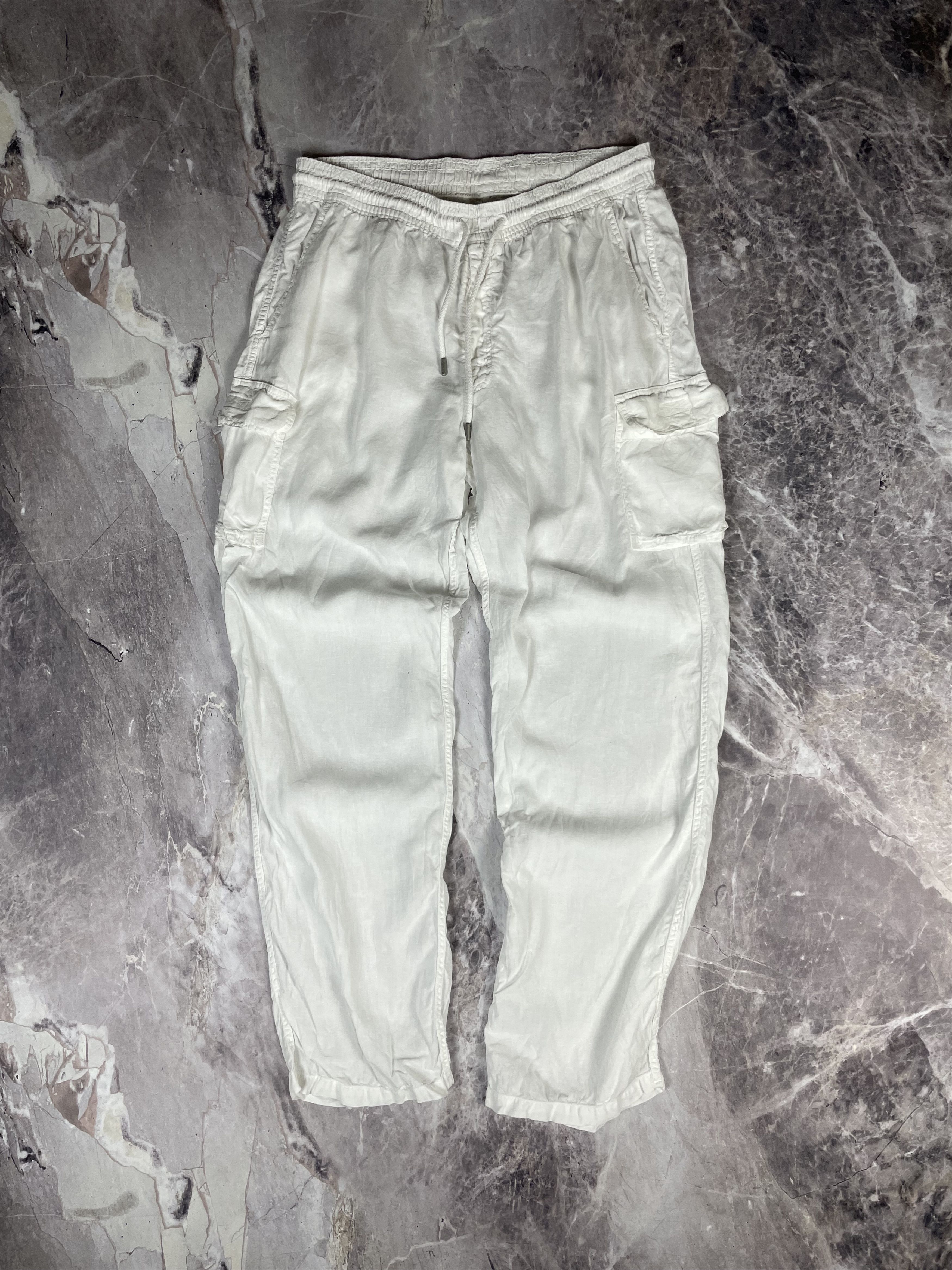 Vilebrequin Vilebrequin Linen relaxed cargo Pants Solid Men Size US 38 / EU 54 - 1 Thumbnail