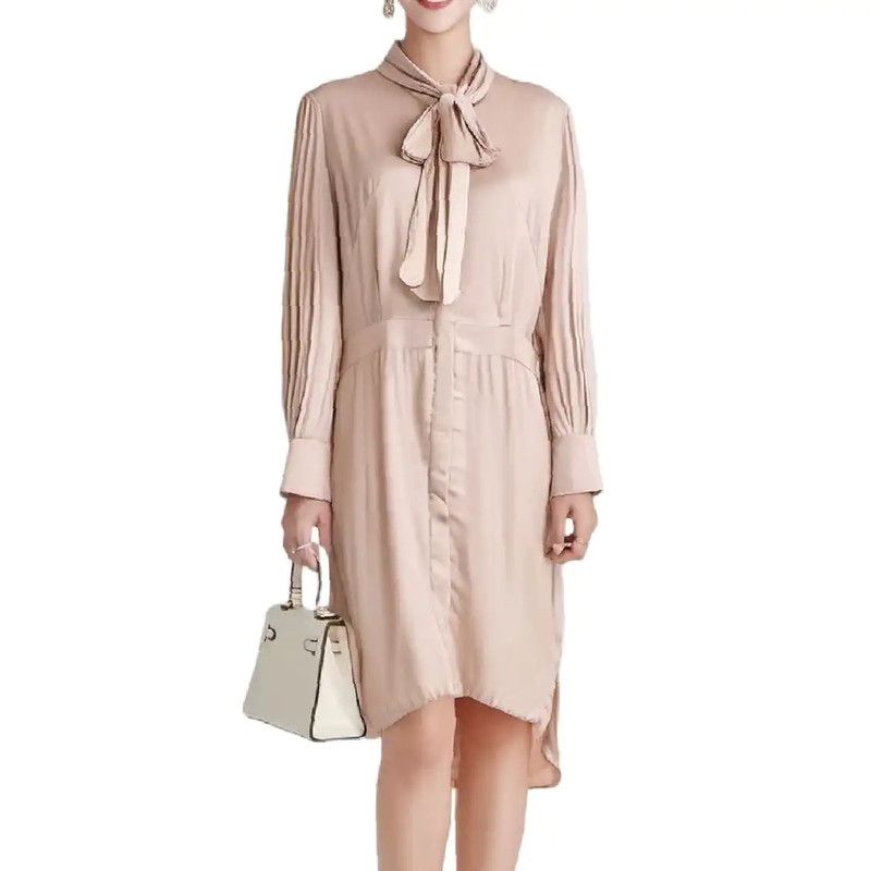 Alexander McQueen Alexander McQueen Elegant Long Sleeve Dress for Women 0089 Size L / US 10 / IT 46 - 1 Thumbnail