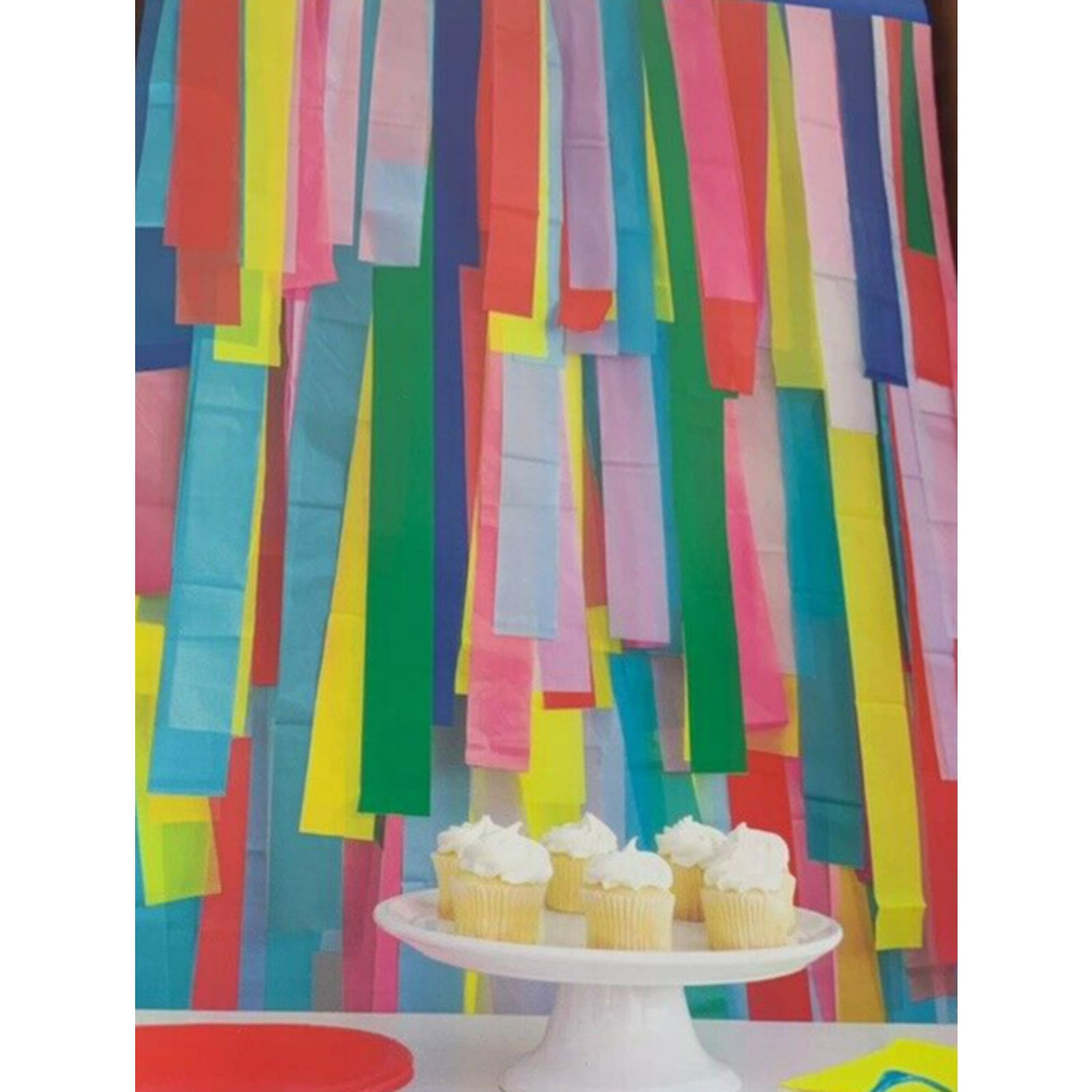 Other 6 Pack NEW 8ft Multicolored Rainbow Fringe Photo Backdrop Size ONE SIZE - 5 Thumbnail