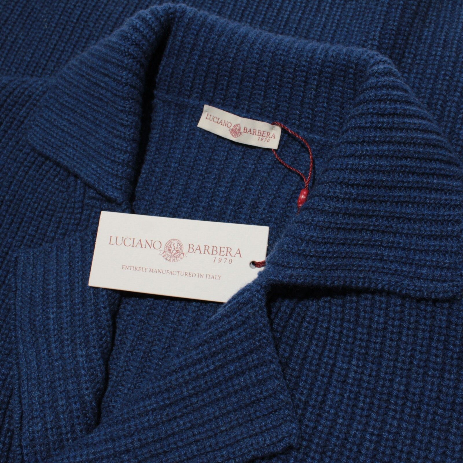 Luciano Barbera Luciano Barbera Sweater Size US M in Blue Size US M / EU 48-50 / 2 - 1 Thumbnail