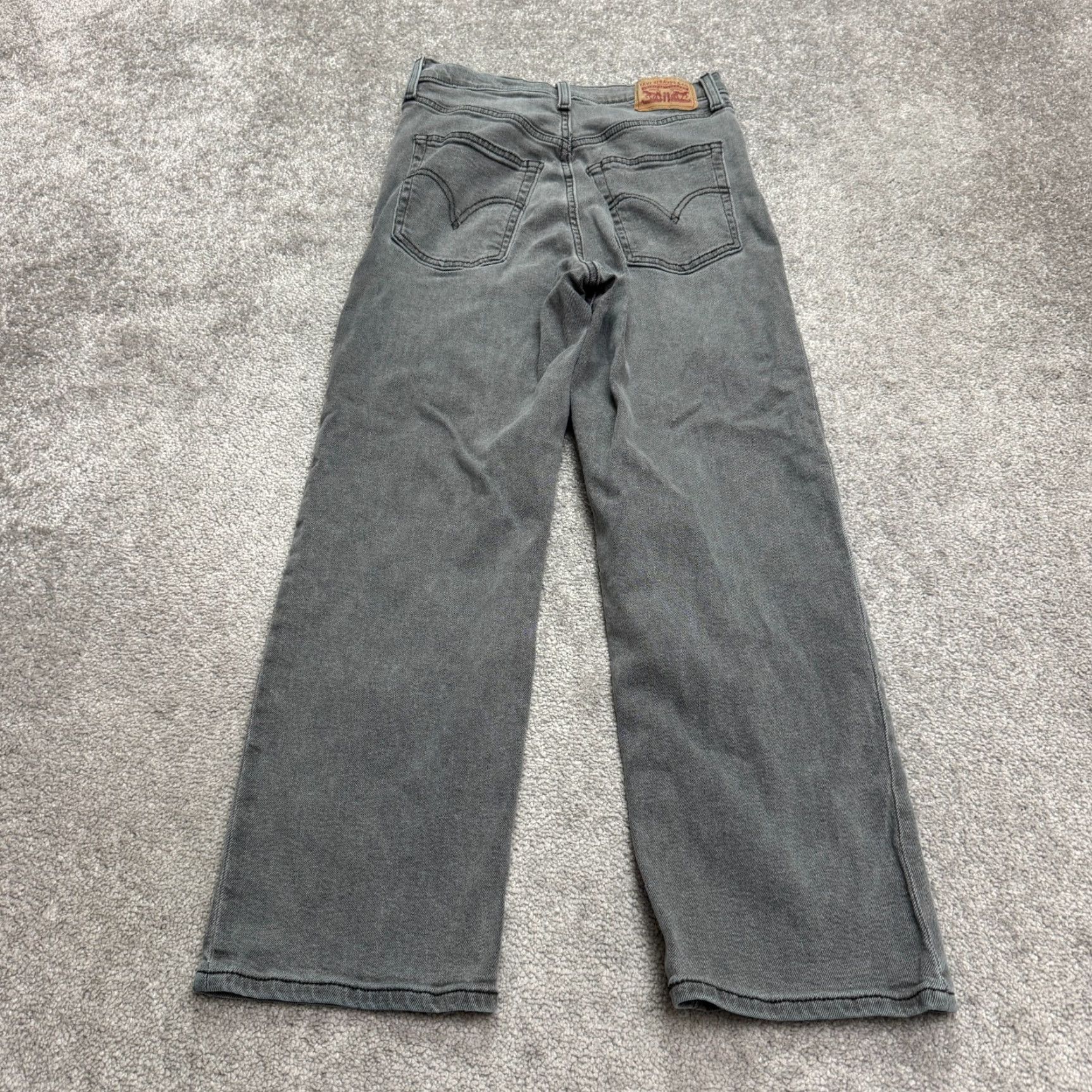 Levi's Levi's Jeans Womens 28x27 Gray Denim Button Fly 5-Pocket High Rise Streetwear City Grunge Size 28" / US 6 / IT 42 - 2 Thumbnail