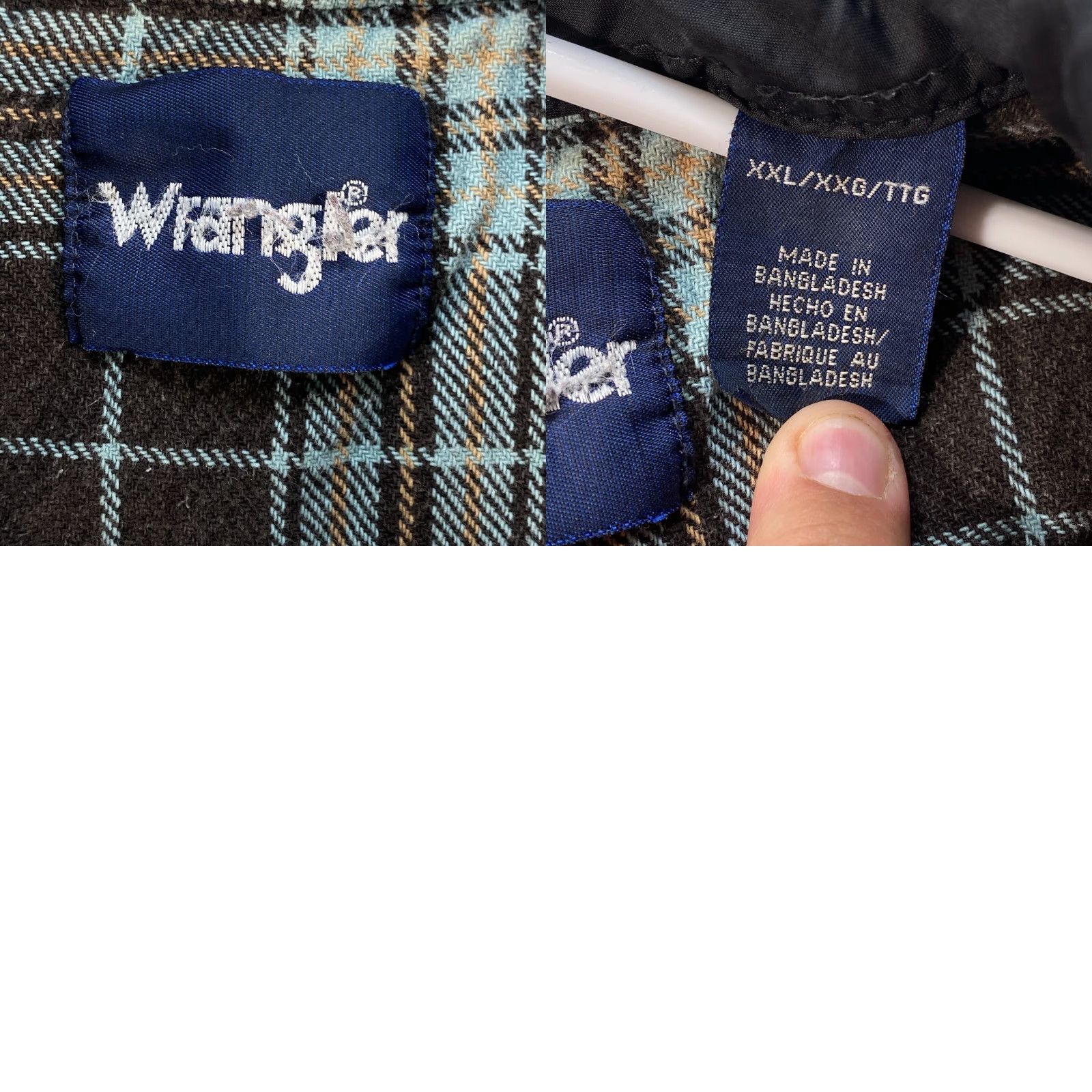 Wrangler VINTAGE Wrangler Cowboy Western Long Sleeve Pearl Snap Button Up Heavy Flannel Shirt XXL Size US XXL / EU 58 / 5 - 8 Thumbnail