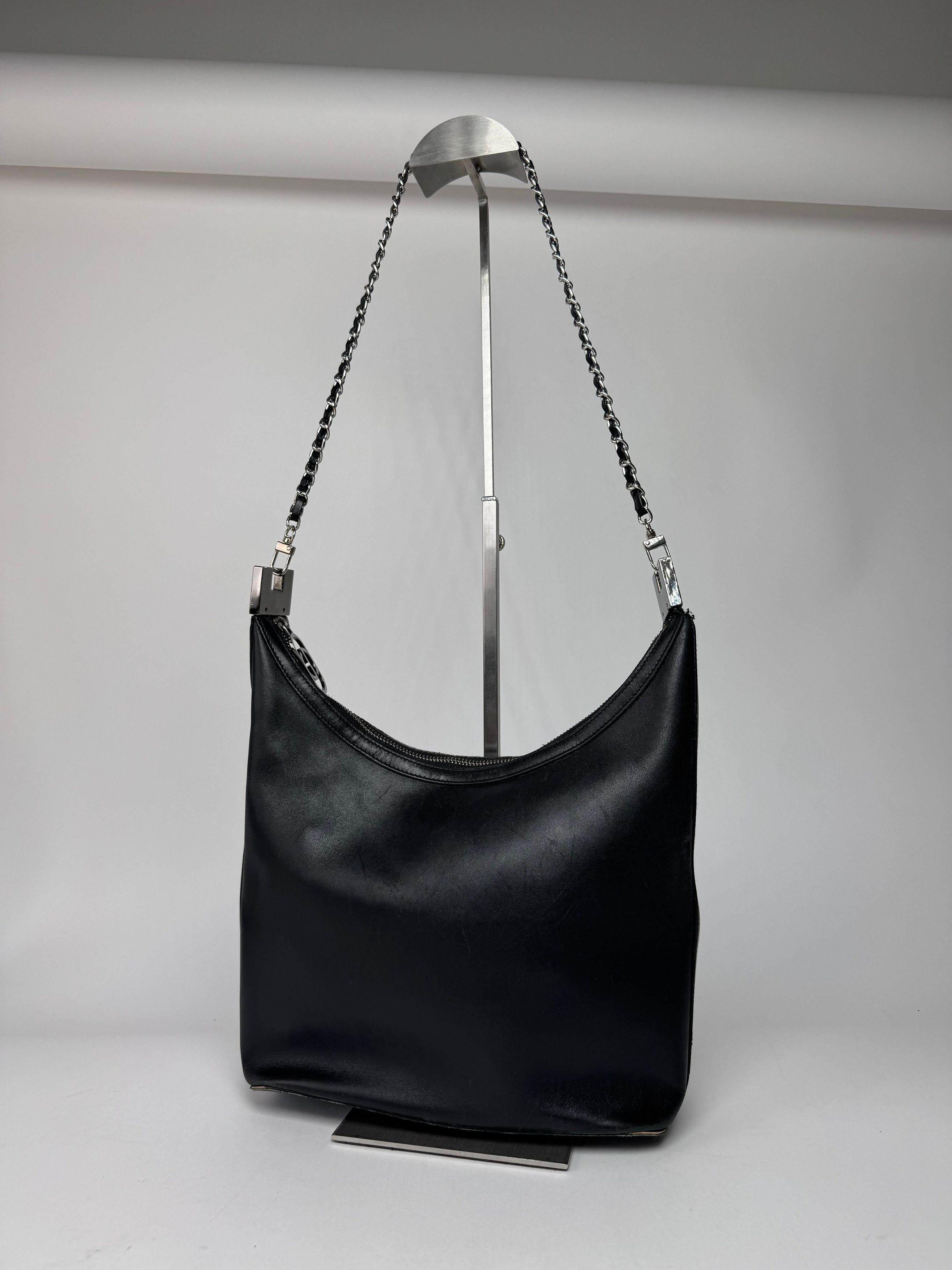 Gucci Vintage Leather Bag Black Size ONE SIZE - 1 Thumbnail