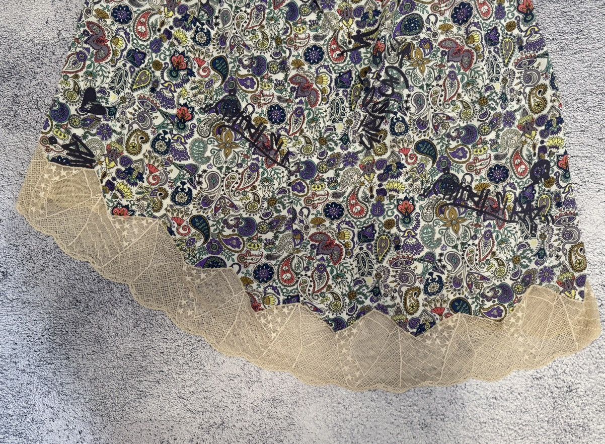 Zadig & Voltaire Zadig & Voltaire Joslin Mandala Skirt Lace Paisley Boho M- L Size 30" / US 8 / IT 44 - 3 Thumbnail