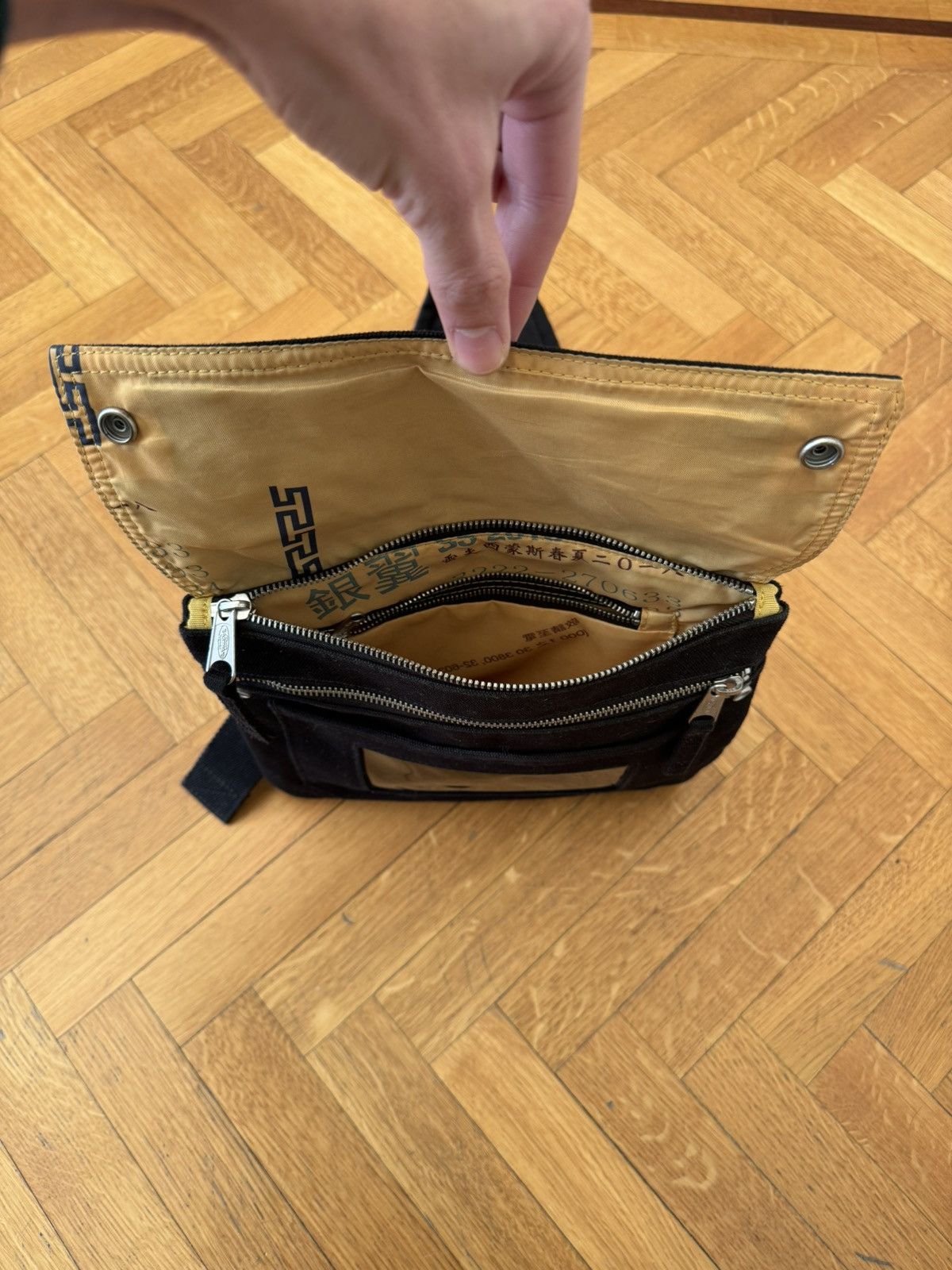 Raf Simons RAF SIMONS EASTPAK black beggar’s bag SS18 Size ONE SIZE - 6 Thumbnail