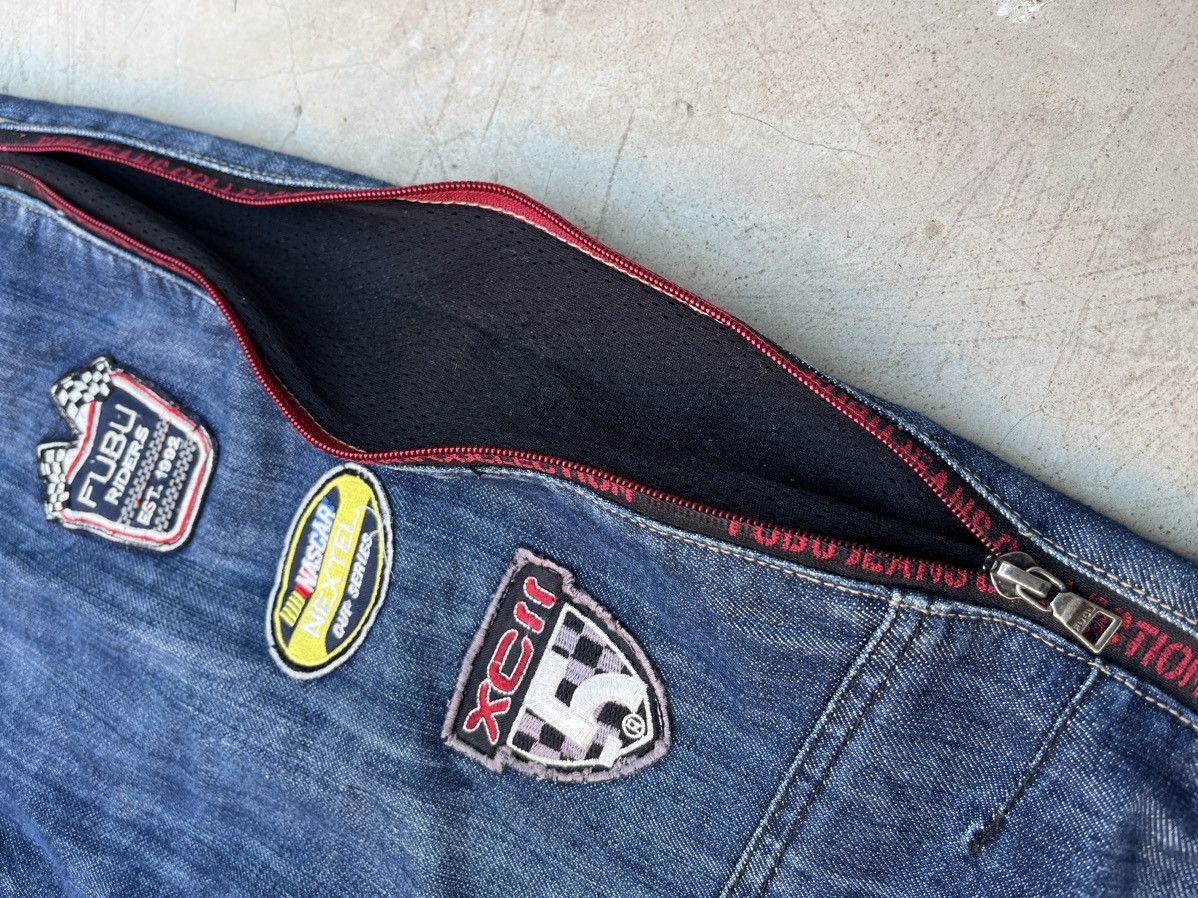 Fubu × Japanese Brand × Vintage CRAZY 90s FUBU NASCAR 🏎️ Size US 34 / EU 50 - 5 Thumbnail
