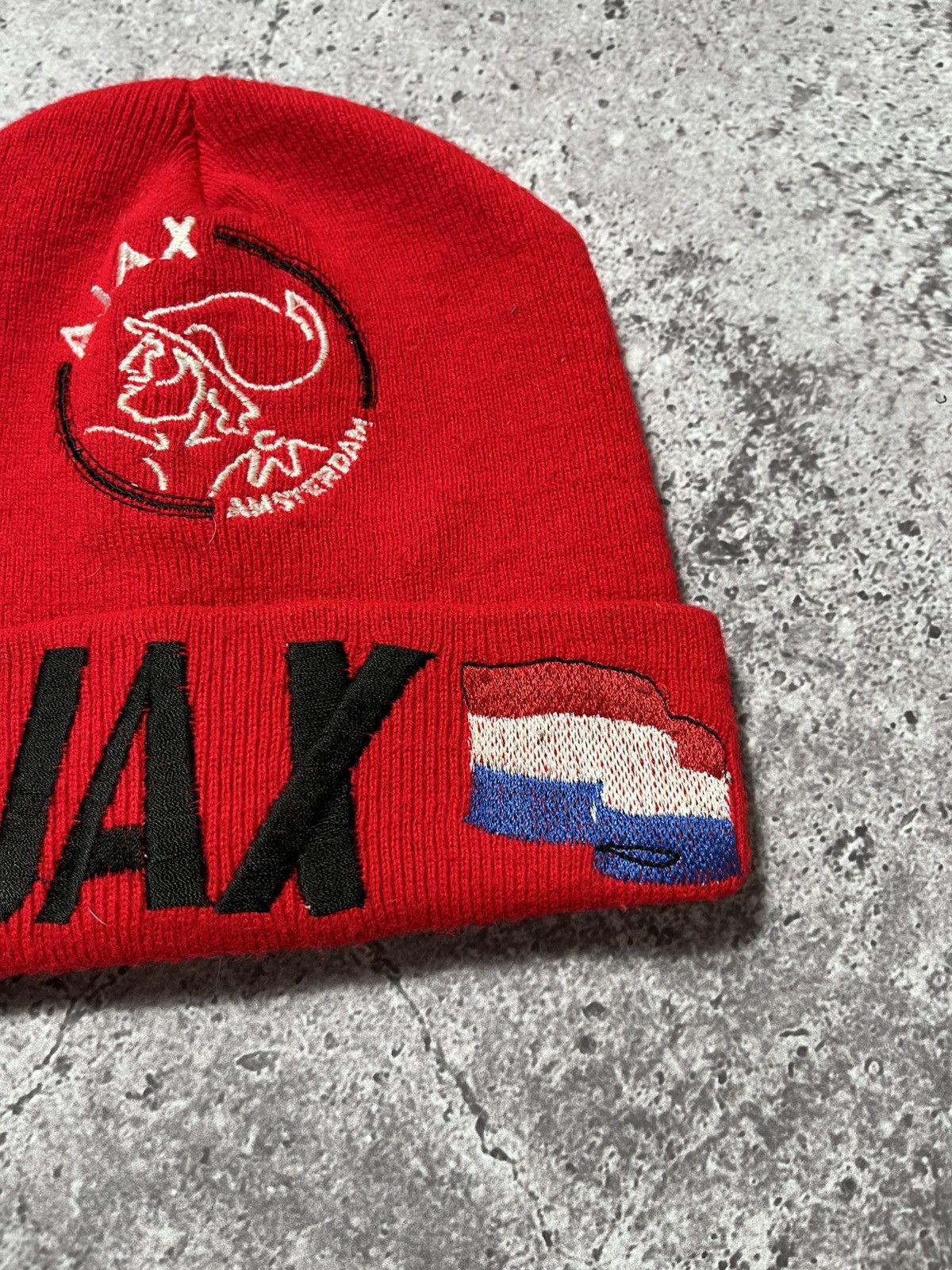 Vintage Vintage AJAX 70-80's Amsterdam Beanie AFC Hat Size ONE SIZE - 4 Thumbnail