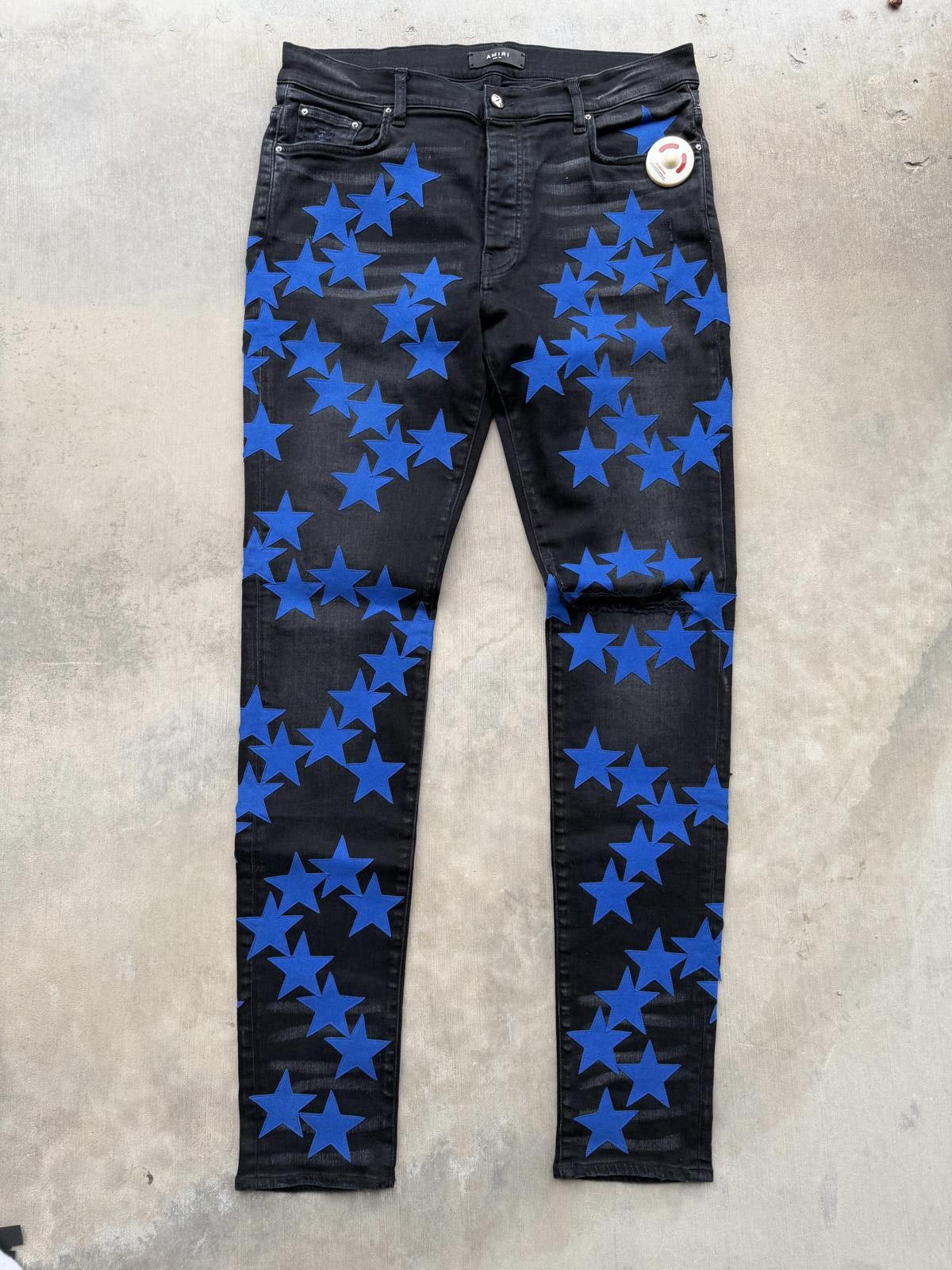 Amiri Amiri x Alchemist Star Jeans Blue 36 Skinny Authentic Rare Size US 36 / EU 52 - 1 Thumbnail