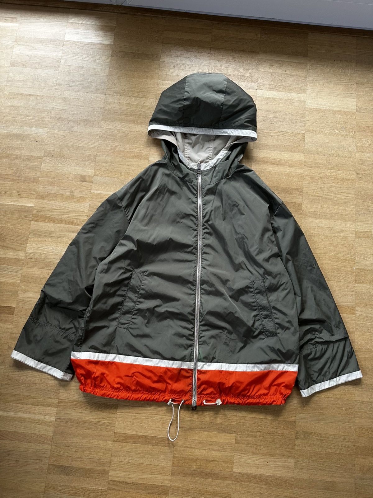 Prada 💥Prada Nylon Tessuto Reversible Jacket 💥 Size L / US 10 / IT 46 - 1 Thumbnail