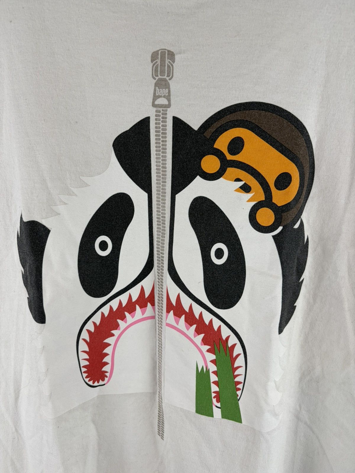Bape 2008 Bape Shark Print T-Shirt Size US L / EU 52-54 / 3 - 3 Thumbnail
