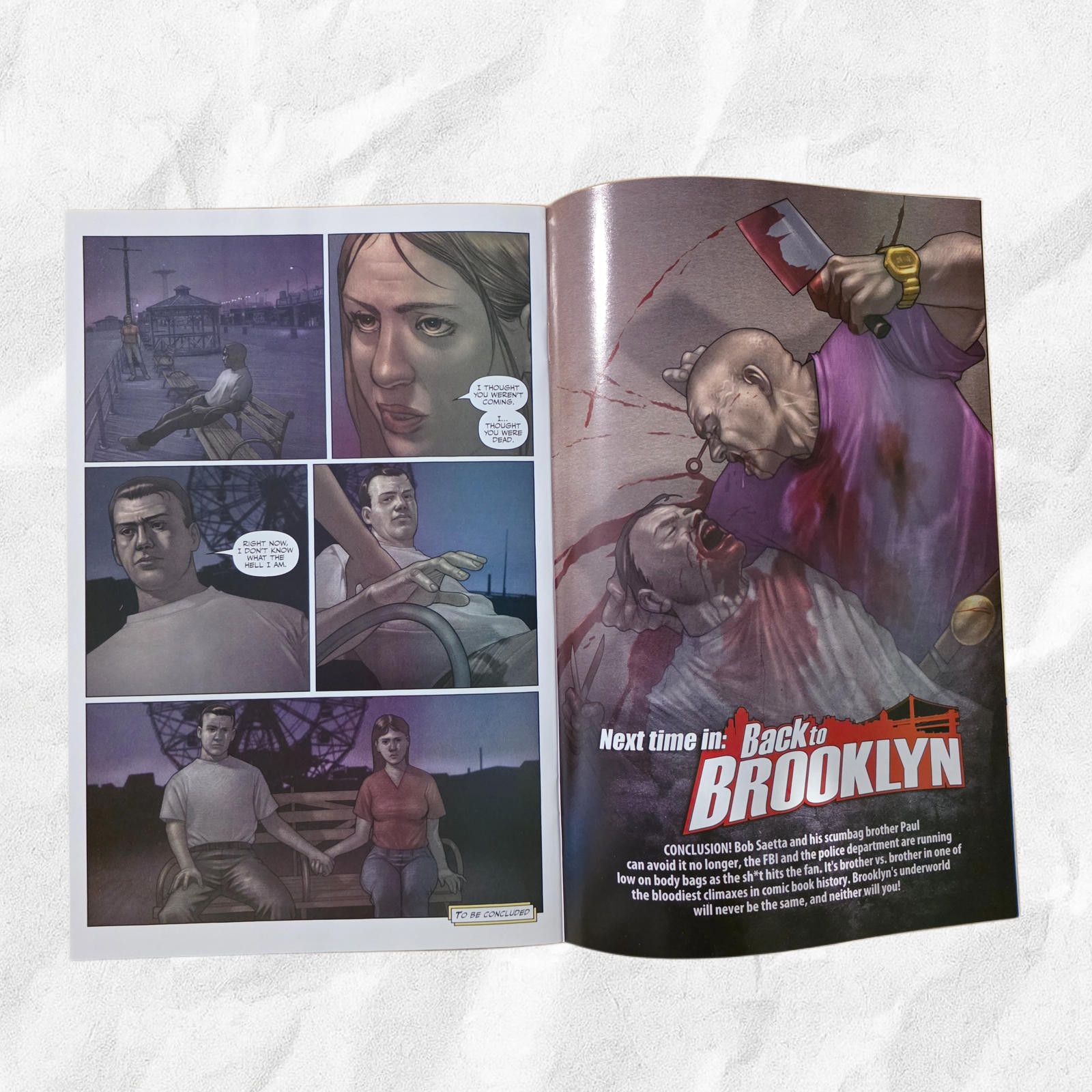 Other Back To Brooklyn #4 NM 2009 Image Azzarello Crime Comic (C) Size ONE SIZE - 3 Thumbnail