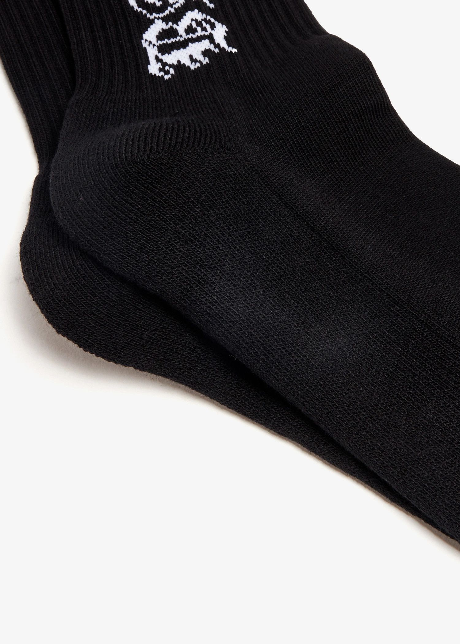 Balenciaga o1tr1nto0725 Size: S / Gothic Type Socks in Black Size ONE SIZE - 3 Thumbnail