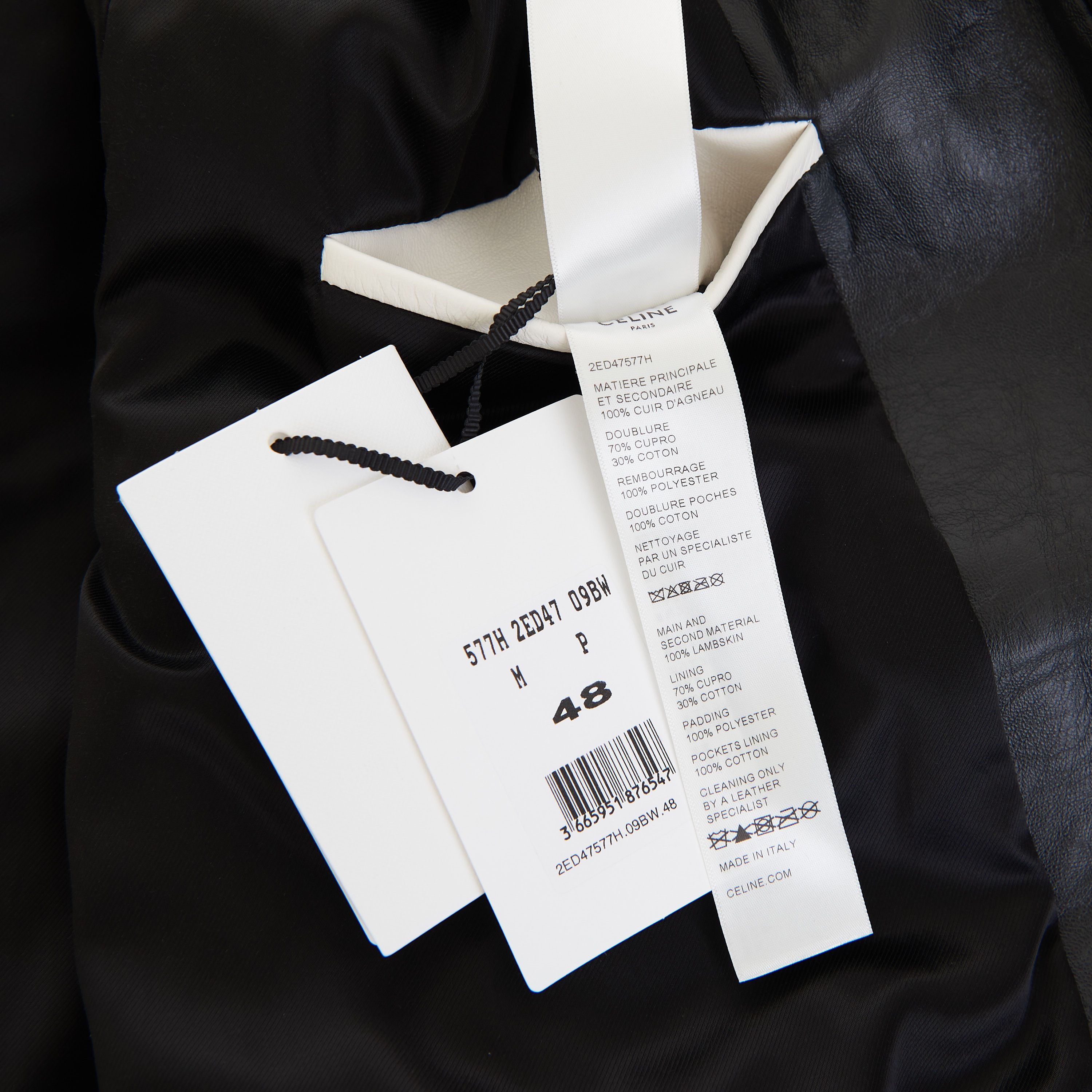 Celine x VIOLETTE BANKS Two-toned Teddy Jacket In Soft Lambskin Size US M / EU 48-50 / 2 - 12 Thumbnail