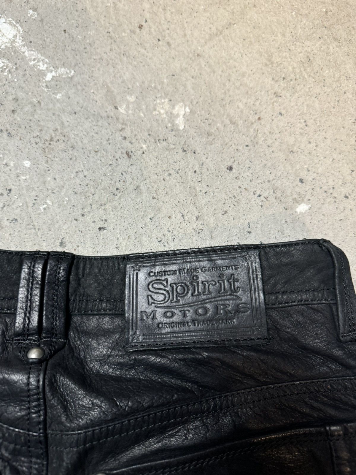 Genuine Leather Avantgarde Leather Bikers Spirit Motors Opium Vintage Y2K Size US 32 / EU 48 - 5 Thumbnail