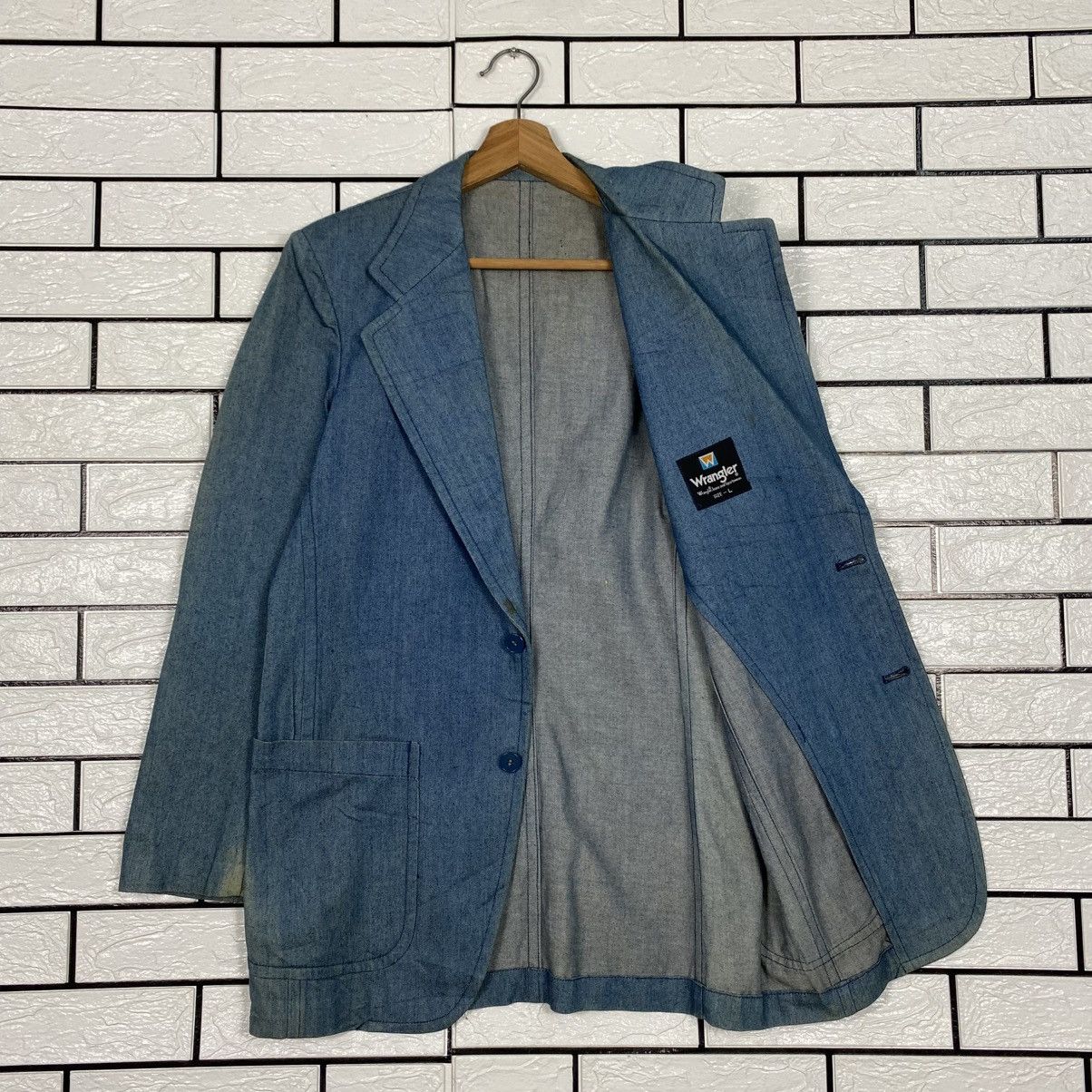 Wrangler 📌Vintage Chore Worker Denim Jacket Wrangler Size US L / EU 52-54 / 3 - 12 Thumbnail