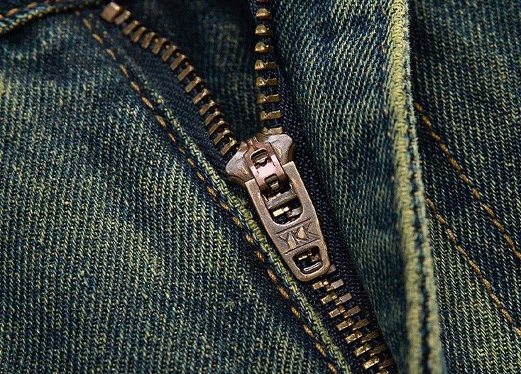 Japanese Brand × Jean Classic retro casual versatile olive green jeans Size US 32 / EU 48 - 5 Thumbnail