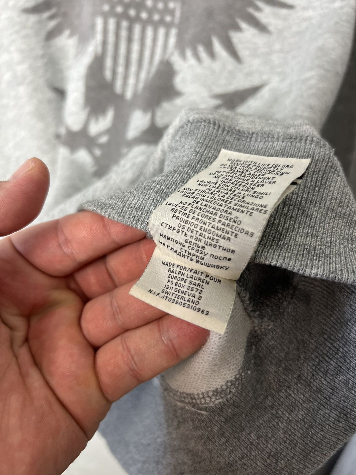Denim & Supply Ralph Lauren VNTG Denim & Supply Ralph Lauren Eagle Big Logo Sweatshirt Size US XL / EU 56 / 4 - 14 Thumbnail