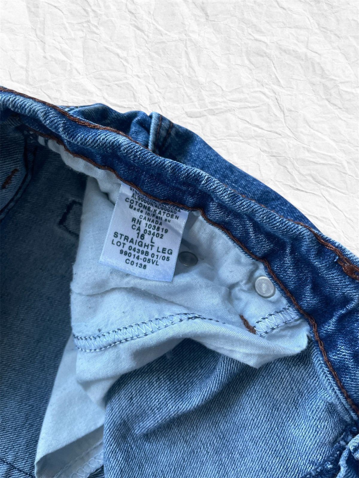 Harley Davidson Harley Davidson Straight Leg Blue Denim Pants size 16L Size US 36 / EU 52 - 4 Thumbnail