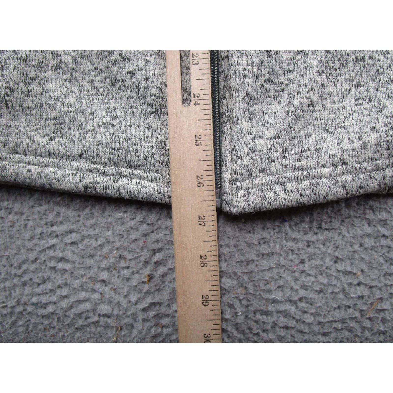 Eddie Bauer Eddie Bauer Full Zip Hooded Quilted Elbow Patch Sweater Fleece Jacket 2XL Gray 2XL Eddie Bauer Jacket Full Zip Hooded Fleece Casual Womens Size XXL / US 16-18 / IT 52-54 - 6 Thumbnail