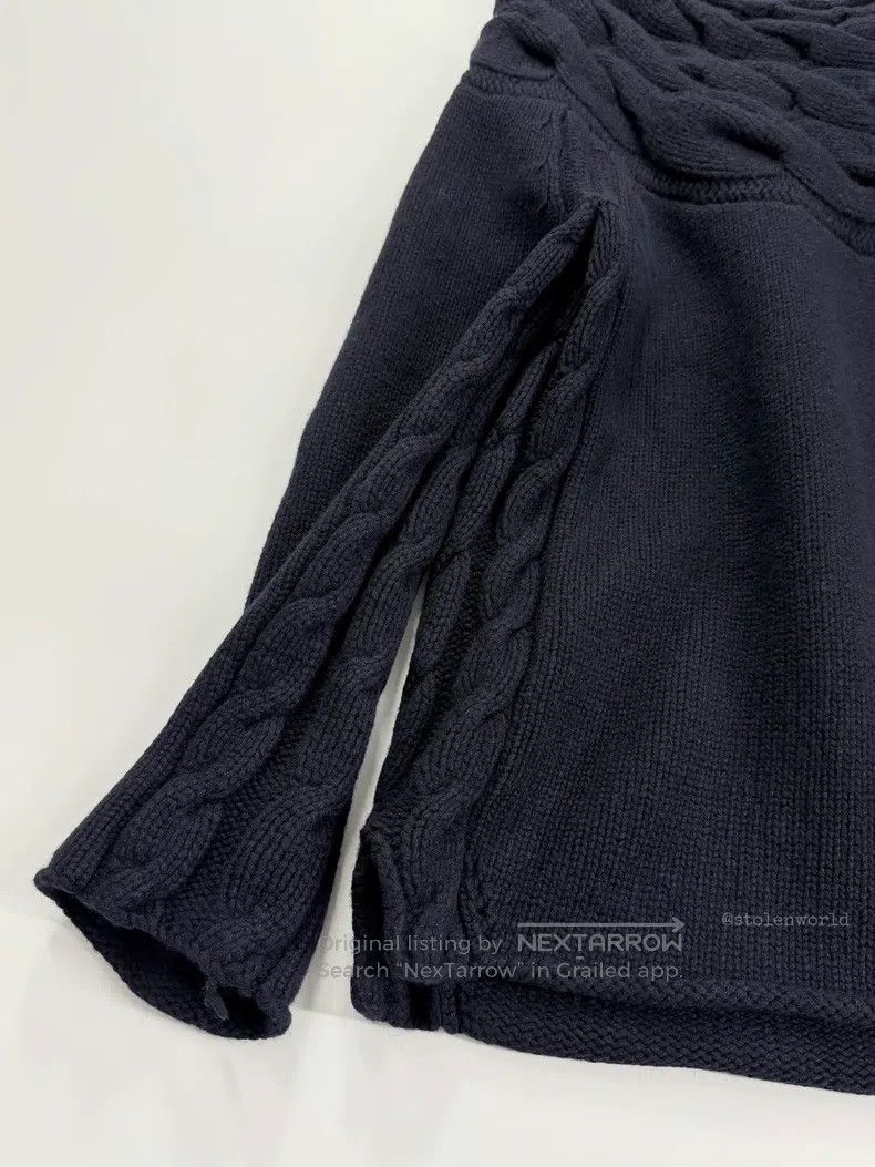 Comme des Garcons Comme des Garcons one-size-fits-all Herringbone Knit Wool T Size XS / US 0-2 / IT 36-38 - 6 Thumbnail