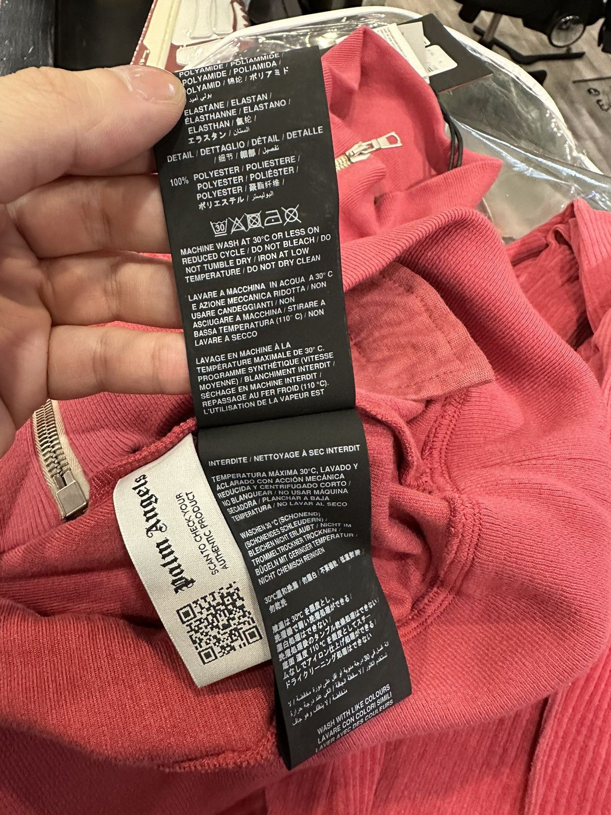 Designer × Palm Angels Palm Angels Pink and Tan Full Tracksuit Size US XL / EU 56 / 4 - 6 Thumbnail