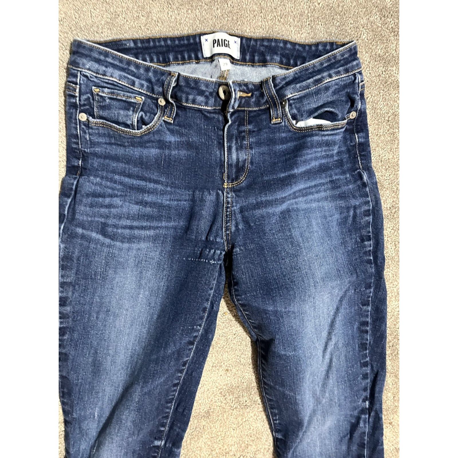 Paige PAIGE Verdugo Crop Jeans Dark Wash Skinny Size 29 Womens Size 29" - 4 Thumbnail