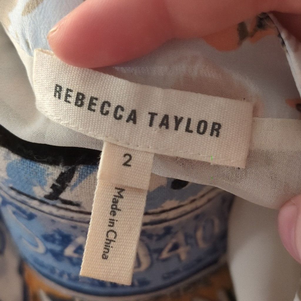 Rebecca Taylor Rebecca Taylor Floral Silk Shift Dress Dual Lined Size 2 Size XS / US 0-2 / IT 36-38 - 12 Thumbnail