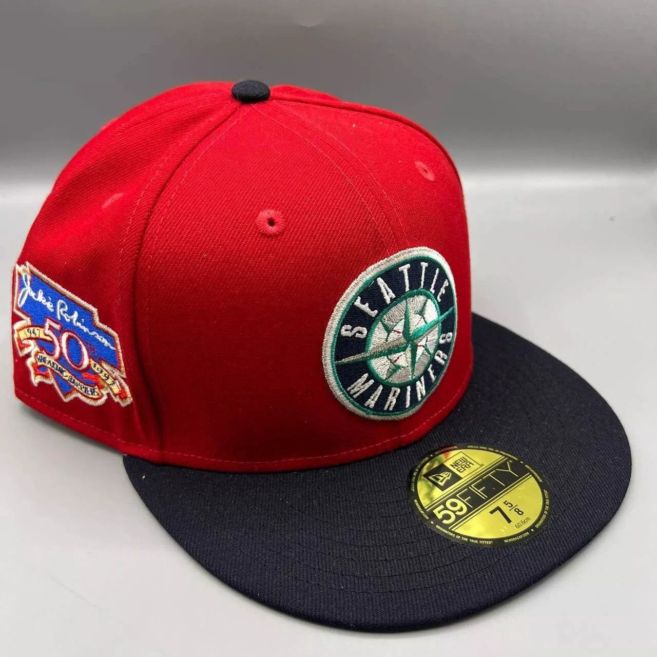 New Era Seattle Mariners Hat Men 7 5/8 Jackie Robinson MLB Snap Back Size ONE SIZE - 1 Thumbnail