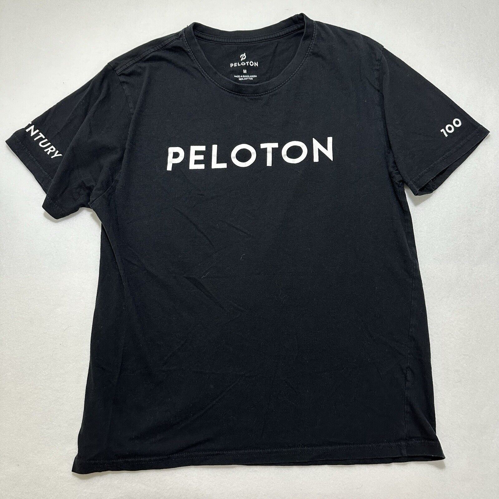 Peloton Peloton Medium 100 Rides Century Graphic T Shirt Black Tee Size US M / EU 48-50 / 2 - 1 Thumbnail