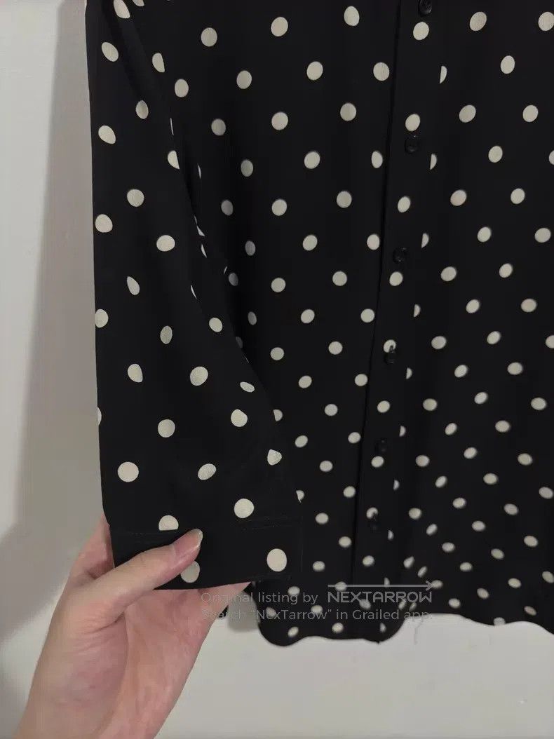Saint Laurent Paris Saint Laurent Paris Size 37 Mulberry Silk Black and White Size US S / EU 44-46 / 1 - 4 Thumbnail
