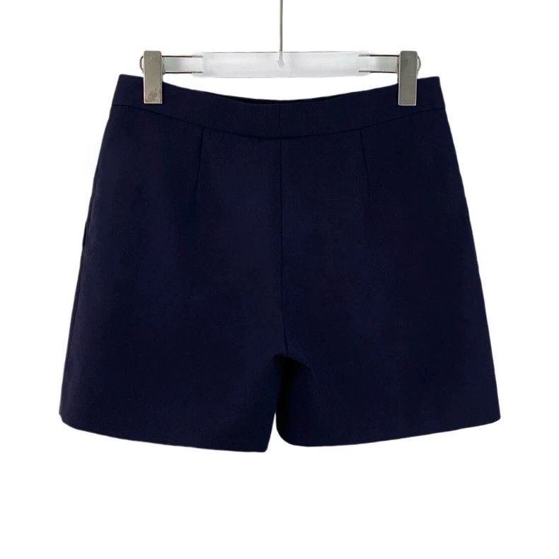 Dior Dior Dark blue wool casual shorts Size 25" / US 0 / IT 36 - 2 Thumbnail