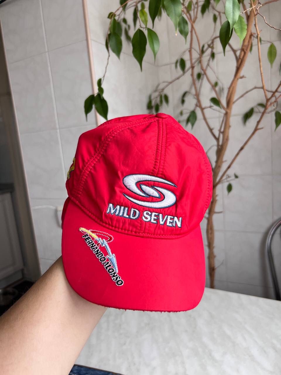 Formula 1 Mild Seven Team Renault F1 Fernando Alonso Racing Cap Hat Size ONE SIZE - 9 Thumbnail