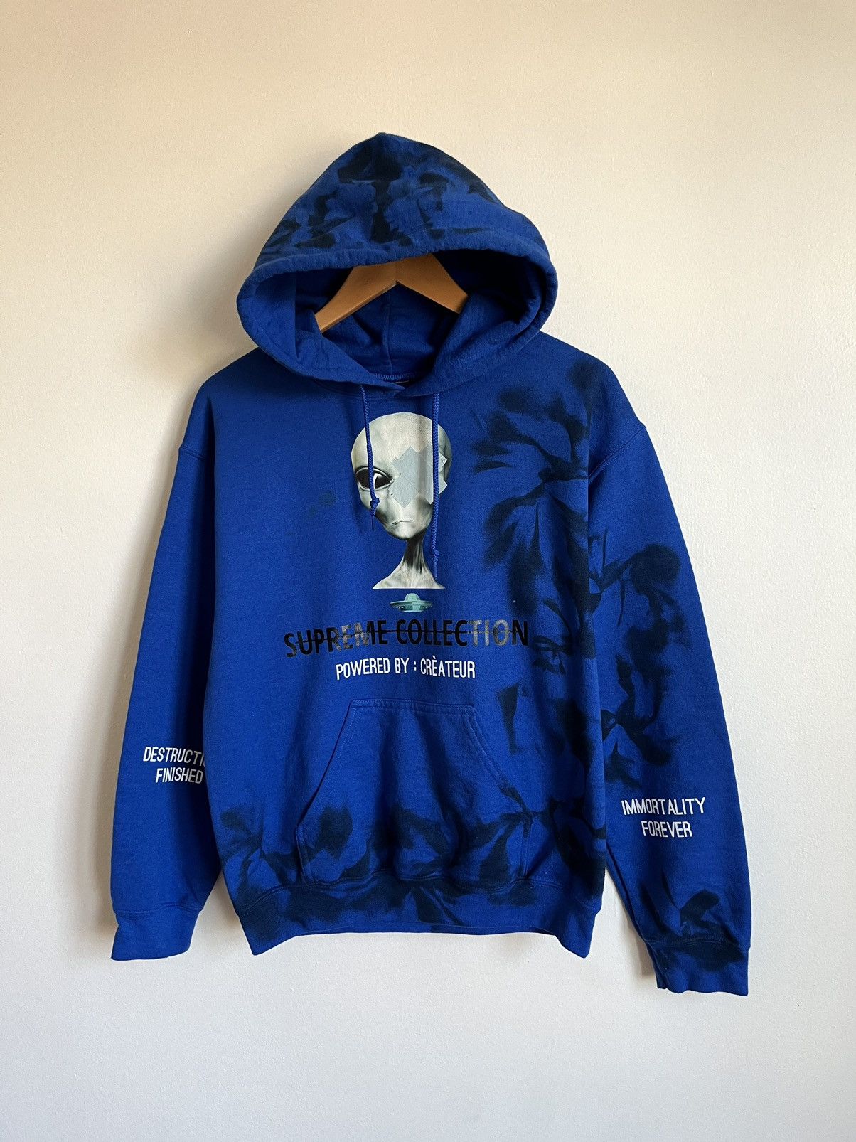 Alien Workshop × Hook-Ups × Vintage Vintage Y2K Alien Supreme Collection Boxy Hoodie Size US M / EU 48-50 / 2 - 1 Thumbnail
