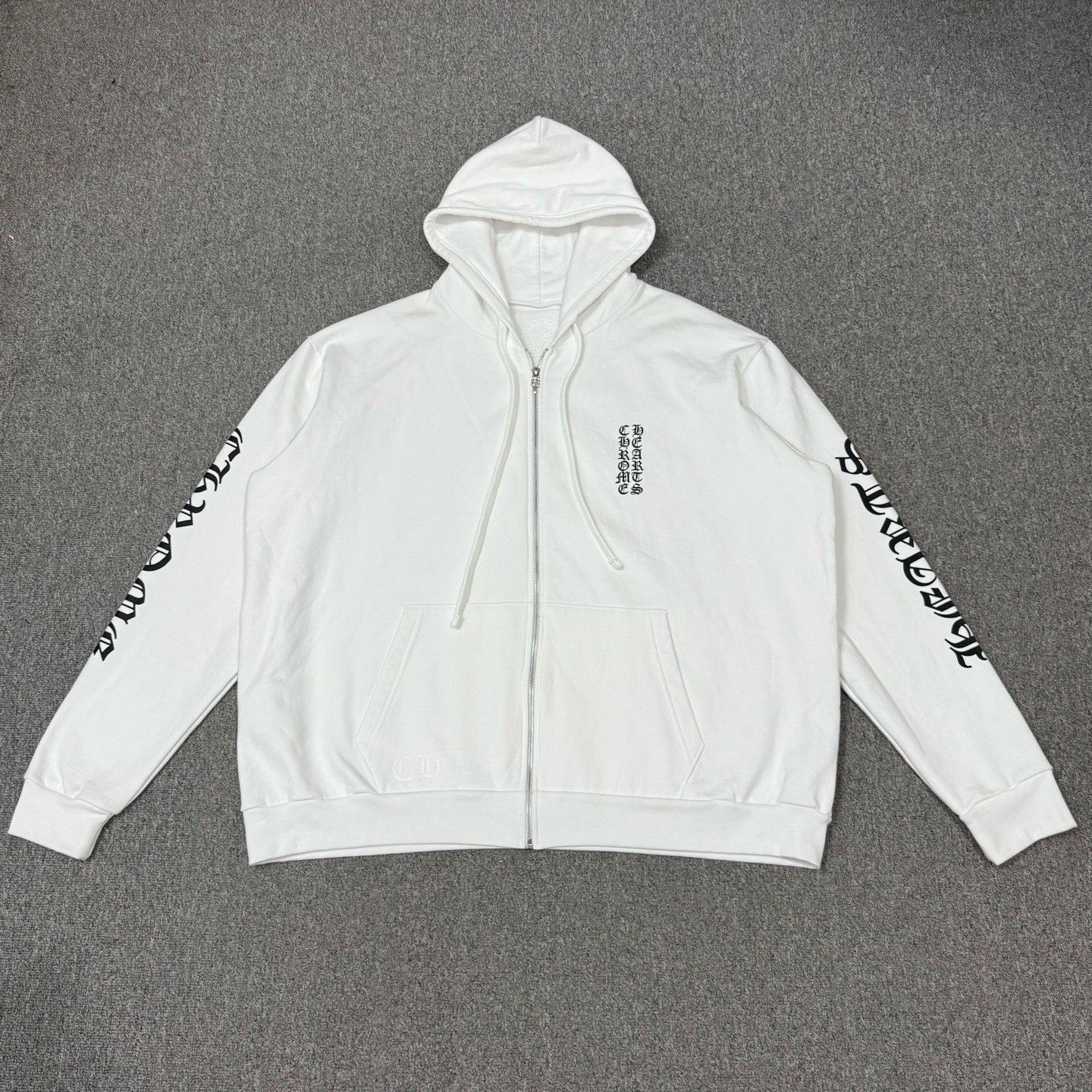 Chrome Hearts Chrome Hearts White Sanskrit Print Zip Hoodie XXL Size US XXL / EU 58 / 5 - 1 Thumbnail