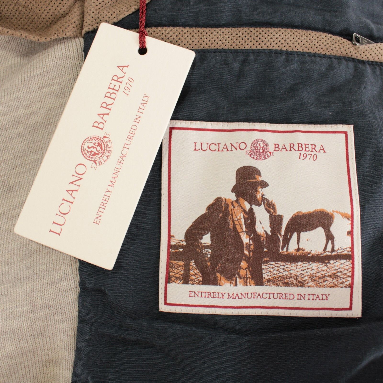 Luciano Barbera Luciano Barbera Vest Size M US In Brown Leather Size US M / EU 48-50 / 2 - 7 Thumbnail