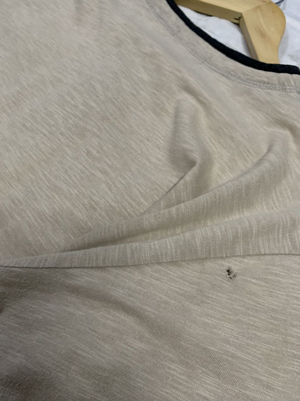 Yohji Yamamoto Vintage Sacsny Ysaccs Henley Long Sleeve by Yohji Yamamoto Size US M / EU 48-50 / 2 - 17 Thumbnail