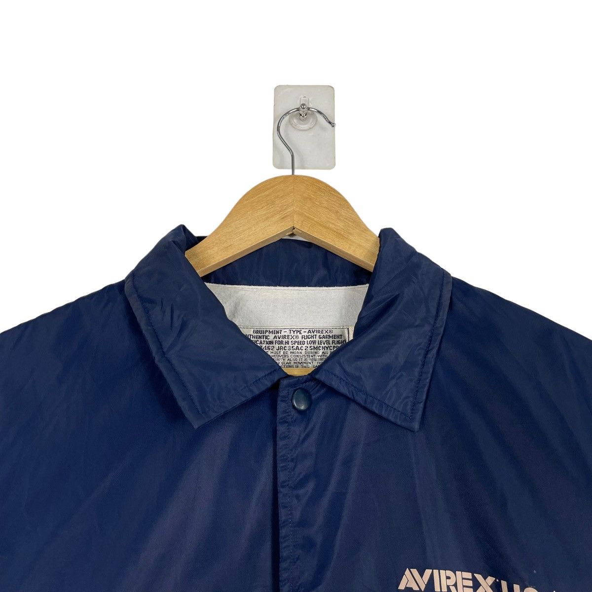 Aviator Nation × Avirex 💥AVIREX RENO AIR FORCE SNAP WINDBREAKER JACKET Size US XL / EU 56 / 4 - 5 Thumbnail