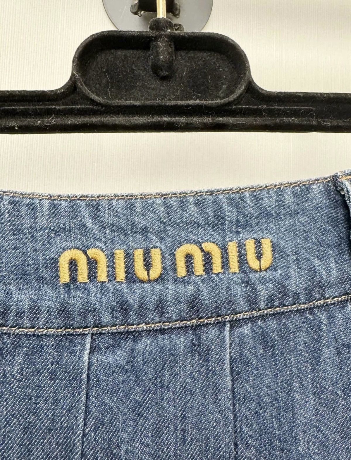 Miu Miu Miumiu denim skirt Size 38" / US 16 / IT 52 - 3 Thumbnail