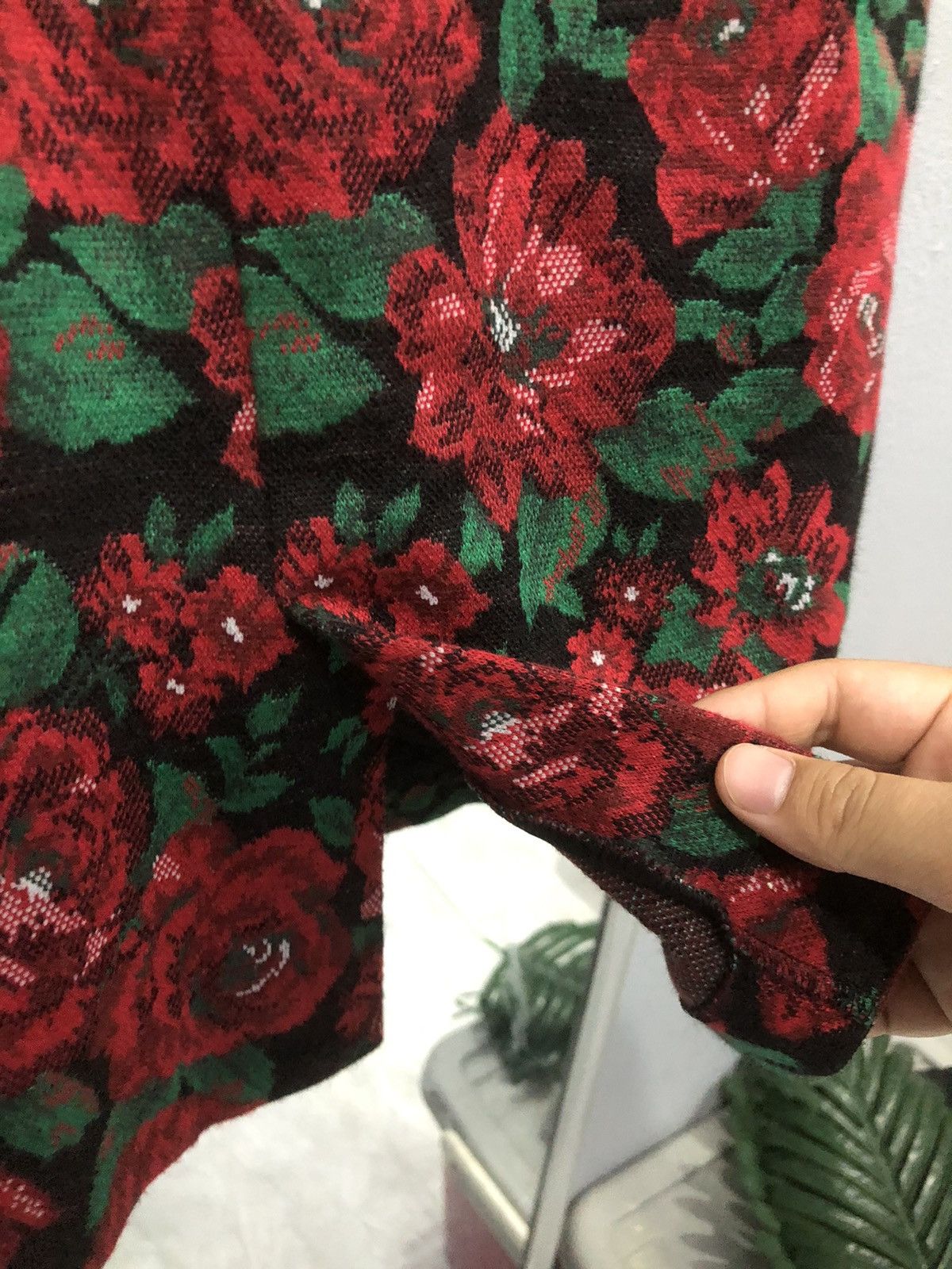 Hanae Mori Vintage Hanae Mori Floral Knit Skirt Japan Label Size 25" / US 0 / IT 36 - 10 Thumbnail
