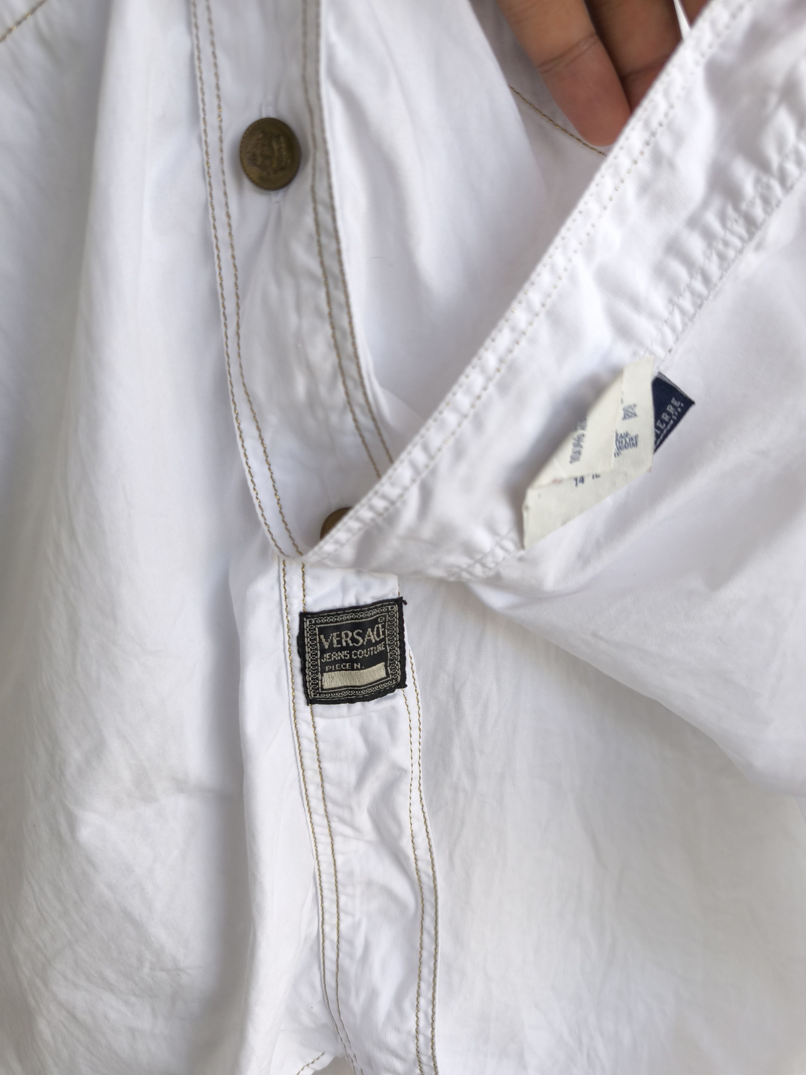 Versace × Versace Jeans Couture Versace jeans couture Sleeve less button up shirt Size US XL / EU 56 / 4 - 8 Thumbnail