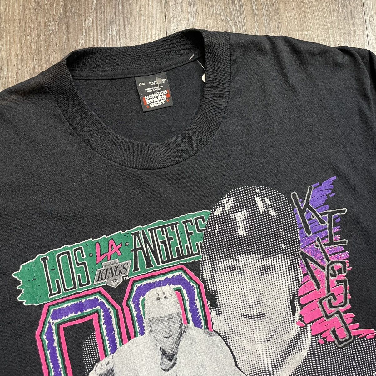 NHL 90s Wayne Gretzky LA Kings Vintage Tee Shirt Mens XL NHL Size US XL / EU 56 / 4 - 4 Thumbnail