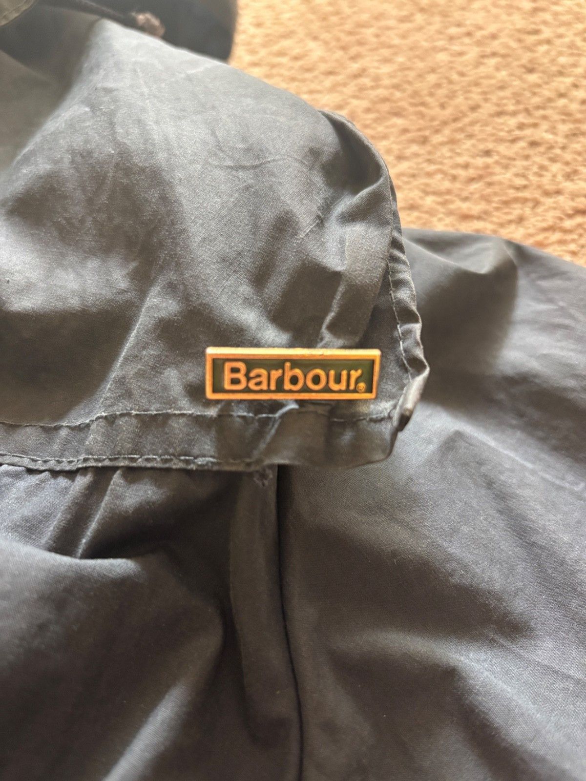 Barbour Vintage Durham Barbour Jacket A2 navy 1994 M42 Size US L / EU 52-54 / 3 - 6 Thumbnail