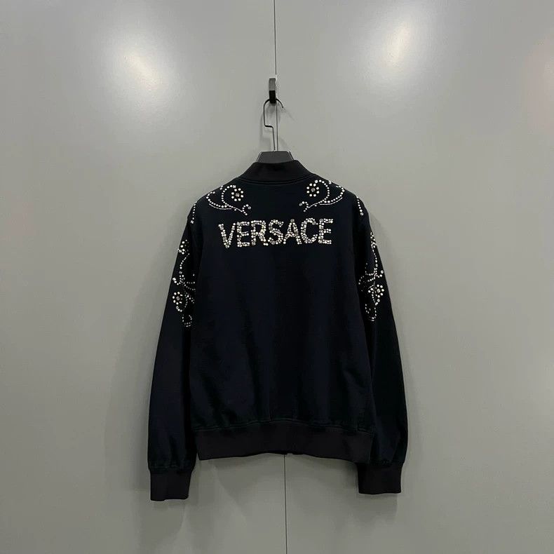 Versace Versace Willow nail letter logo jacket Size US L / EU 52-54 / 3 - 2 Thumbnail