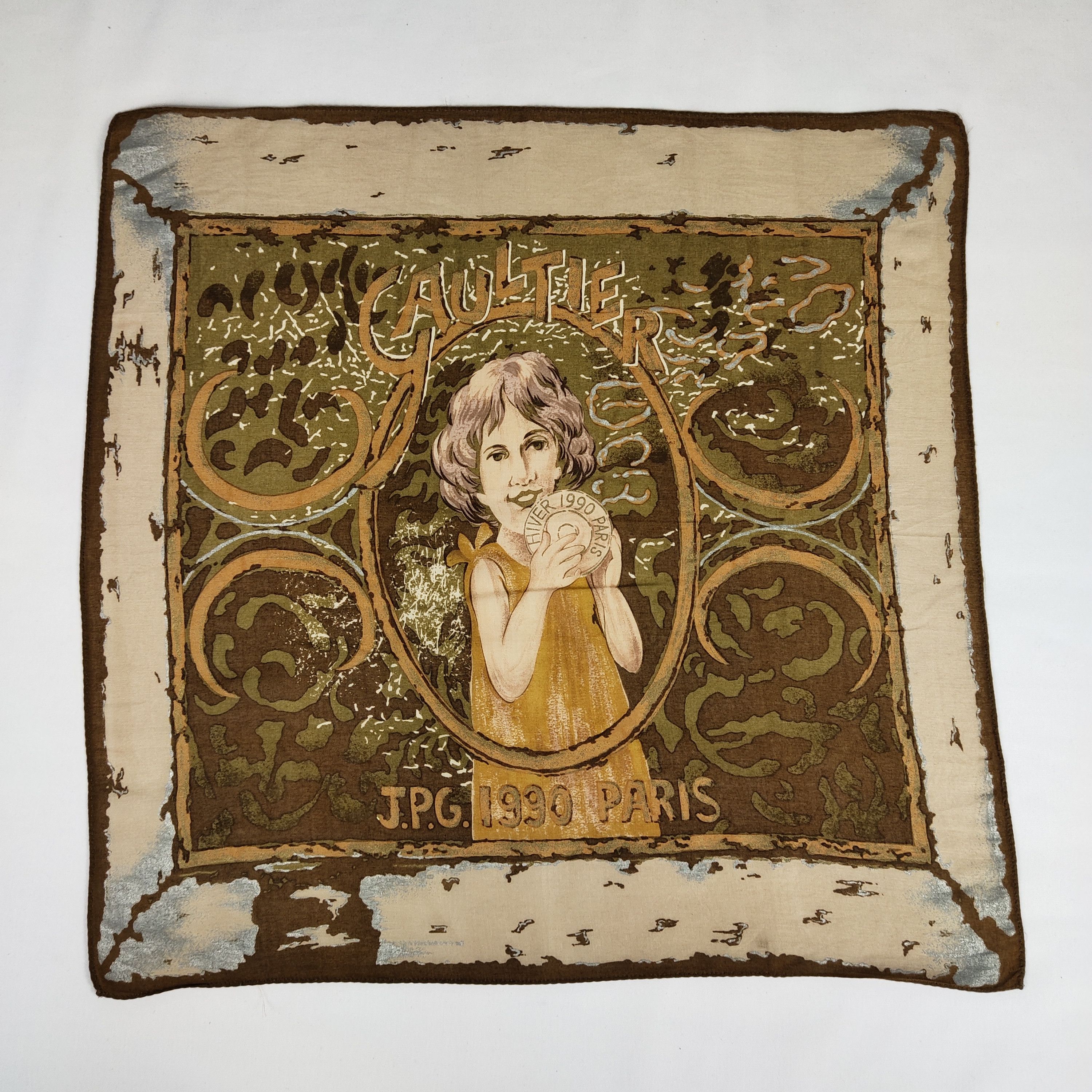 Jean Paul Gaultier Jean Paul Gaultier Handkerchief / Neckerchief /Bandana FZ323 Size ONE SIZE - 3 Thumbnail