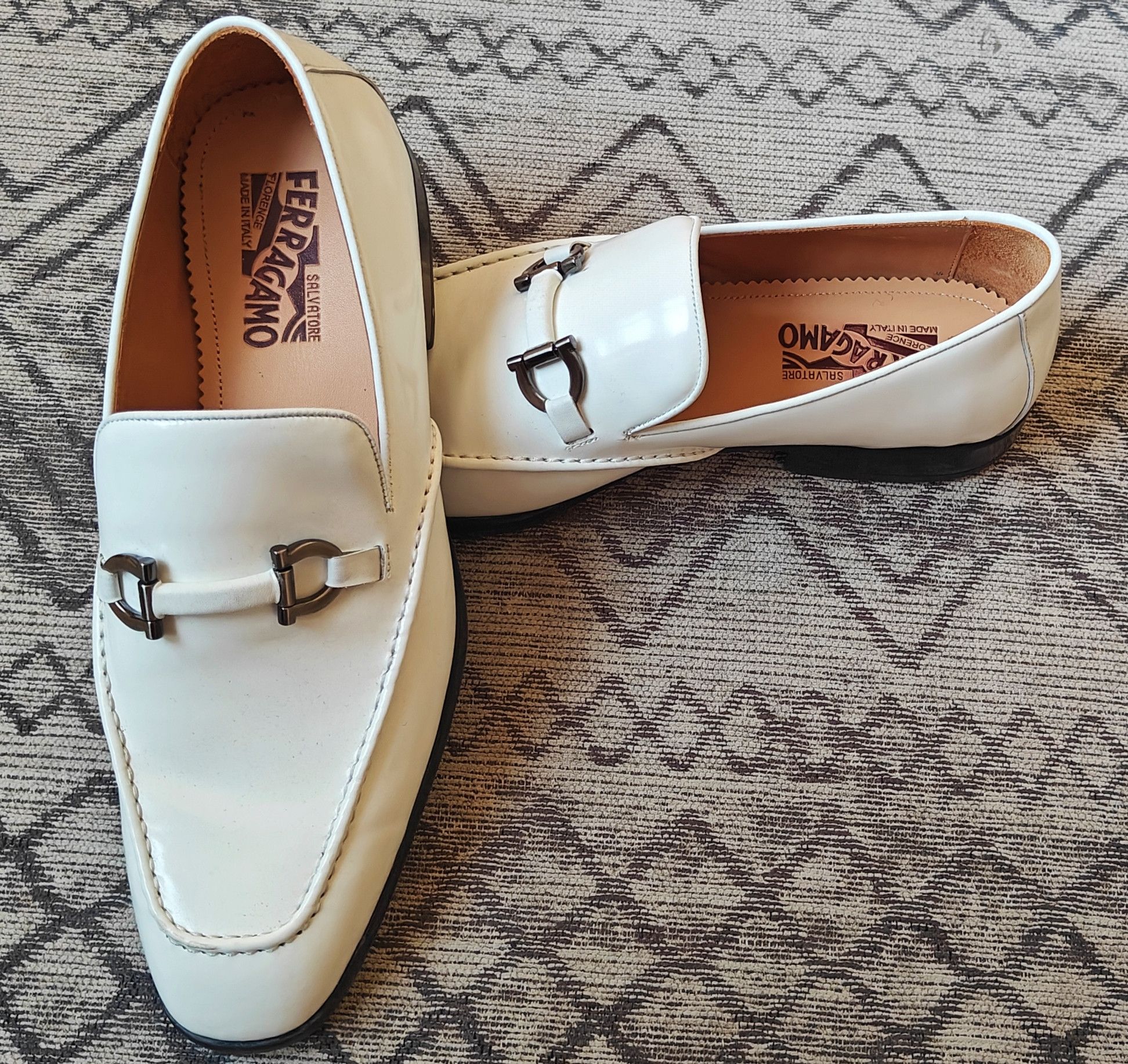 Salvatore Ferragamo White Laofer Size US 9.5 / EU 42-43 - 6 Thumbnail