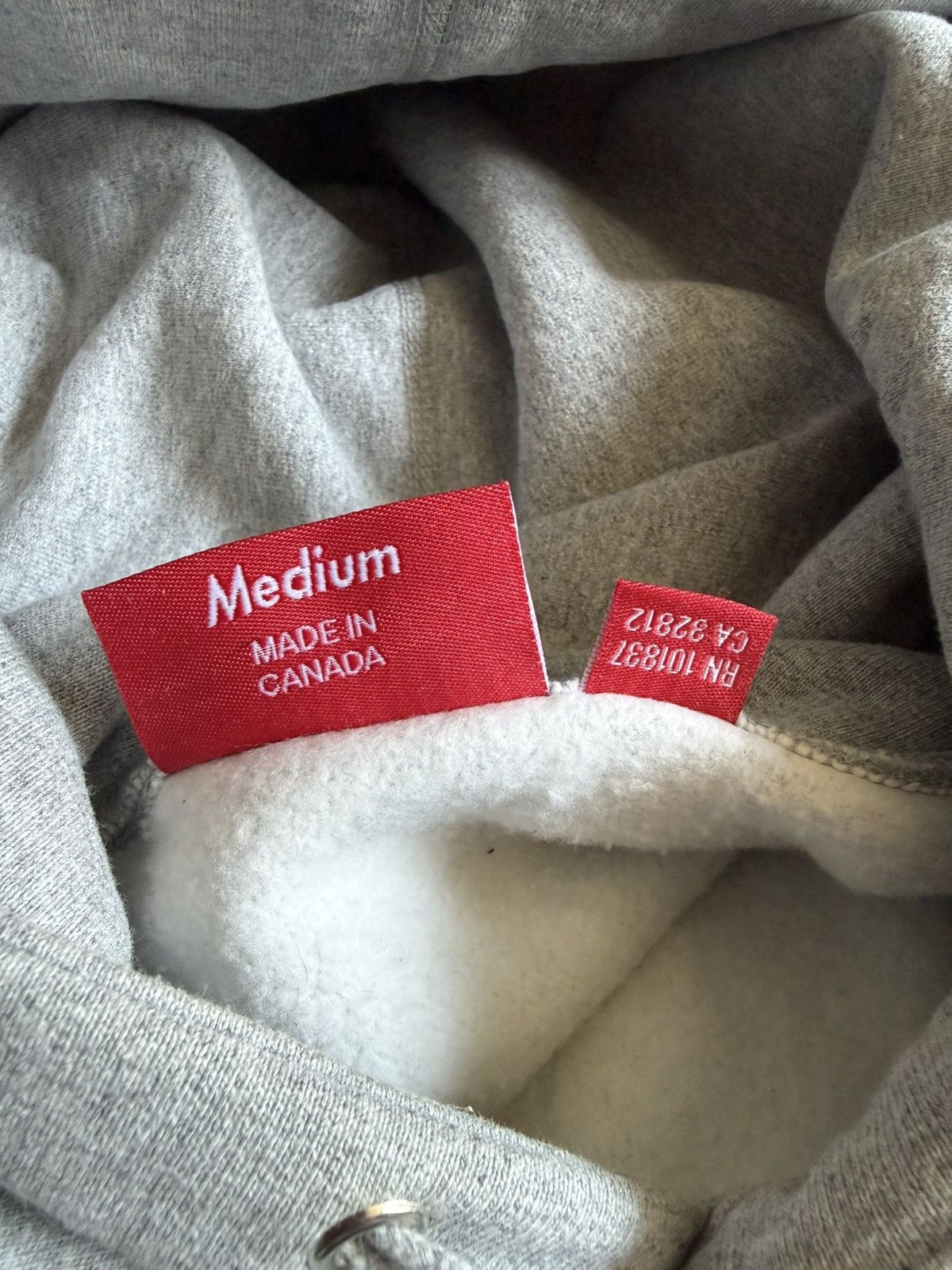 Supreme Supreme Box Logo Hoodie (FW16) Heather Grey Sz M *WORN 1X* Size US M / EU 48-50 / 2 - 7 Thumbnail