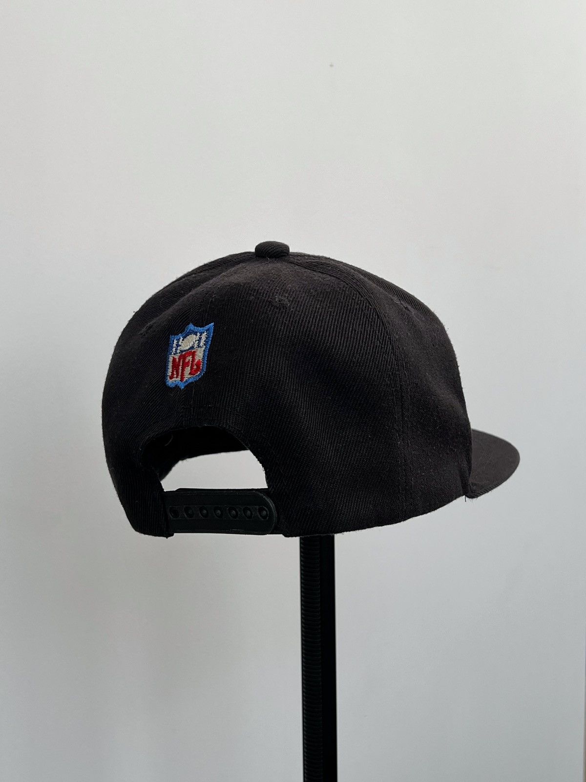 NFL 90s Oakland Raiders Wool Snapback Hat Size ONE SIZE - 4 Thumbnail