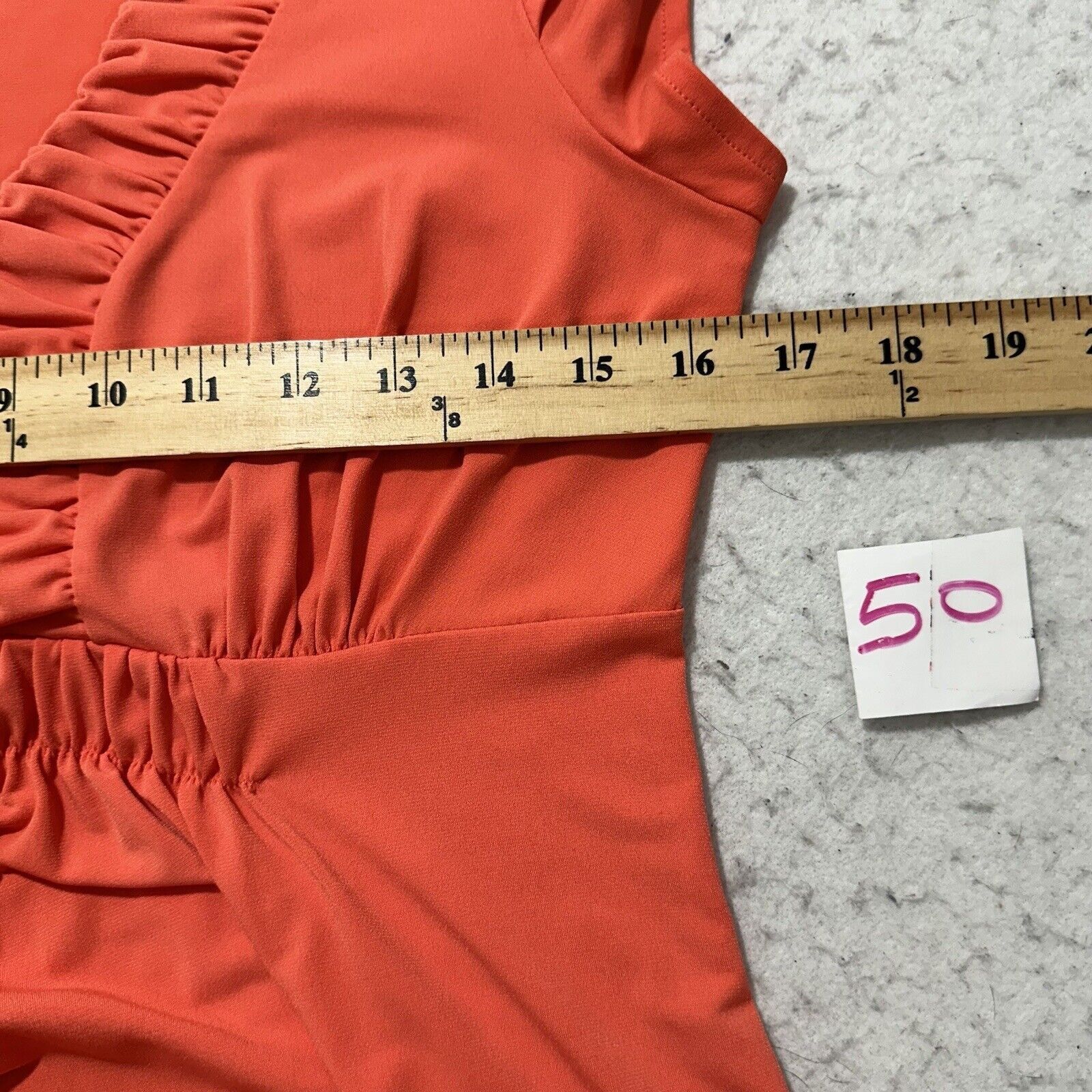 Worthington Worthington SP Cap Sleeve V-Neck Pink Lightweight Blouse Top Size S / US 4 / IT 40 - 7 Thumbnail